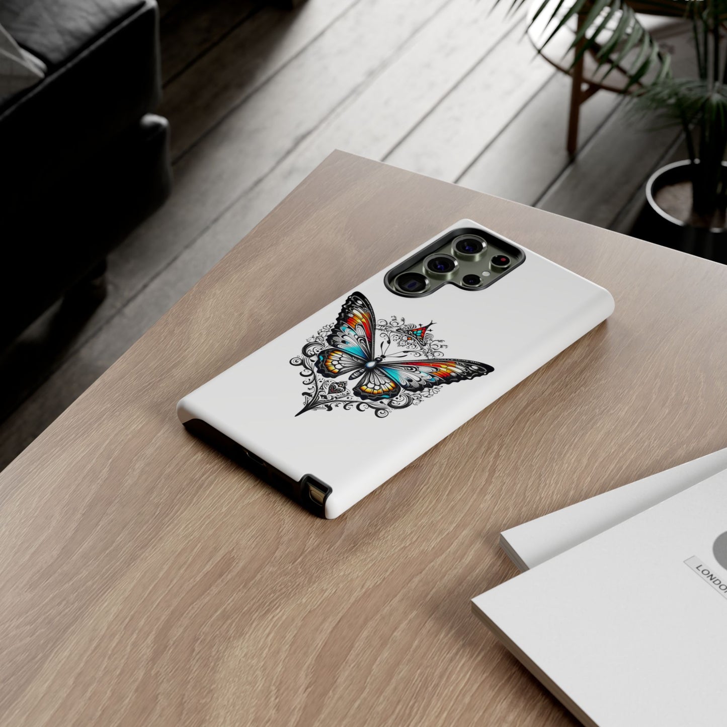 Butterfly Tough Case - Stylish Phone Protection